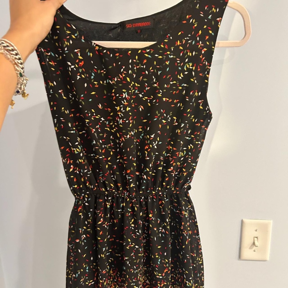 Multicolored sleeveless sundress
